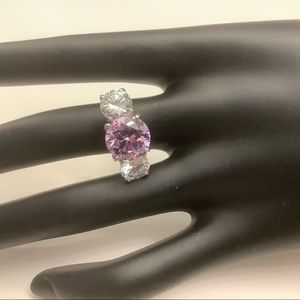 CZ Lavender Colored Ring